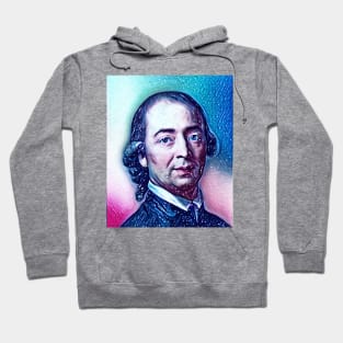 Johann Gottfried Herder Snowy Portrait | Johann Gottfried Herder Artwork 13 Hoodie